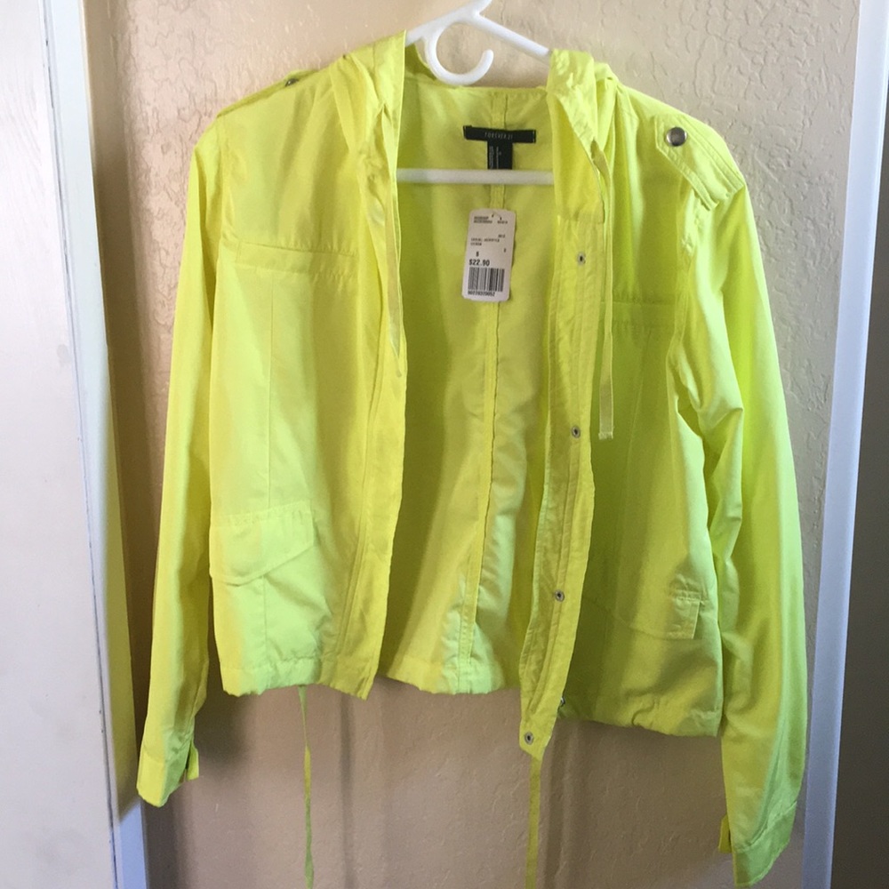 | Forever21 Neon Yellow Jacket |